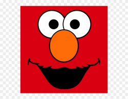 Face Clipart Elmo - Elmo And Cookie Monster Face - Png ...