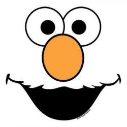 Sesame Street Elmo Face Template Printable | Baby K | Sesame ...