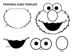 Download elmo template clipart Elmo Cookie Monster Template ...