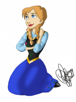 Anna sketch by VanillaKeyblade on deviantART | Disney Movies ...