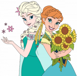 Anna and Elsa in Frozen Fever | Frozen Fever | Pinterest | Elsa ...