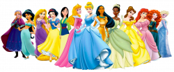Image - All the first 12 princesses with Anna and Queen Elsa of ...