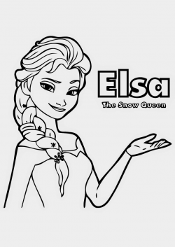 Free Elsa Clipart Black And White, Download Free Clip Art ...