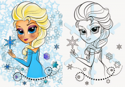 Coloring Page: Elsa from Frozen Free Printable Coloring Page ...