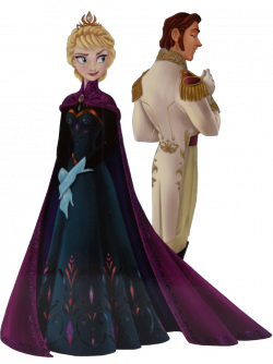 Elsa and Hans at the coronation - PNG box scan by inspired-flower on ...