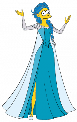 Marge Simpson as Queen Elsa by Darthranner83 on DeviantArt