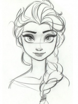How to Draw Elsa from Frozen for Android - Clip Art Library