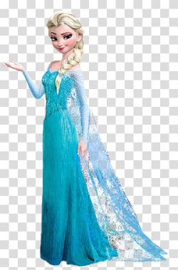 TOMIA, girl wearing Disney Frozen's Elsa dress transparent ...