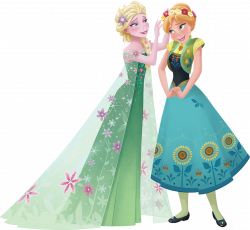 Image - Frozen Fever - Anna and Elsa 1.png | Disney Wiki | FANDOM ...