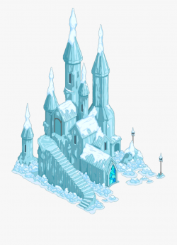 Palace Clipart Frozen Castle - Elsas Ice Castle Png #444789 ...