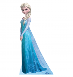 Frozen Life Size Elsa Cardboard Cutout Standup Decoration ...