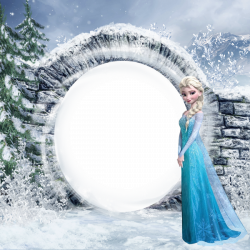Frozen Elsa Kids PNG Photo Frame | Frames | Pinterest | Elsa ...