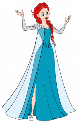 Princess Ariel as Queen Elsa by darthraner83 on DeviantArt | Disney ...