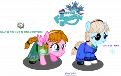 Filly Princess Anna and Filly Queen Elsa by MeganLovesAngryBirds on ...