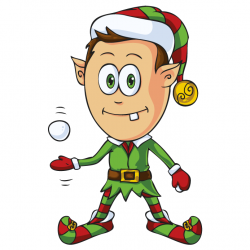 Free Christmas Elf Character - Clip Art Library