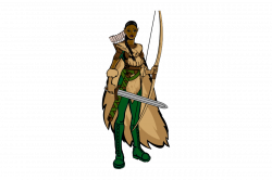 Aldrie the Wood Elf Ranger – RPG Character Sheets