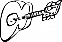 Guitar Clipart Black And White | Clipart Panda - Free Clipart Images