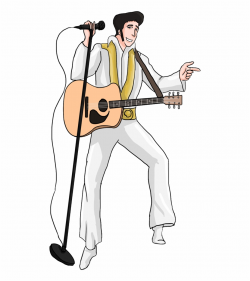 Elvis Clipart Transparent - Elvis Presley Clipart ...