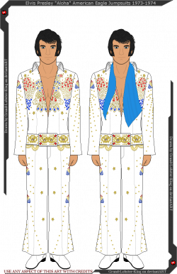 Elvis Presley ''Aloha'' American Eagle Jumpsuits by Grand-Lobster ...