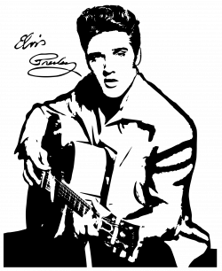 Elvis Line Drawing at GetDrawings.com | Free for personal use Elvis ...