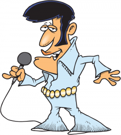 Download Free png Cartoon Elvis Presley Clipart - DLPNG.com