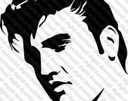 Elvis silhouette | Etsy