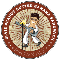 ELVIS PEANUT BUTTER BANANA SANDWICH BROWN ALE - Tomoka Brewing Company