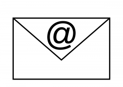 Email clipart black and white » Clipart Station