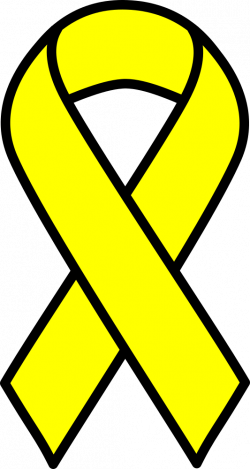 OnlineLabels Clip Art - Yellow Ribbon