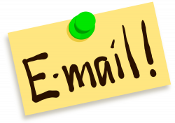 OnlineLabels Clip Art - Thumbtack Note Email