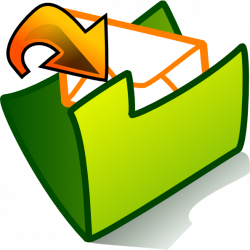 Inbox Folder Clip Art at Clker.com - vector clip art online, royalty ...