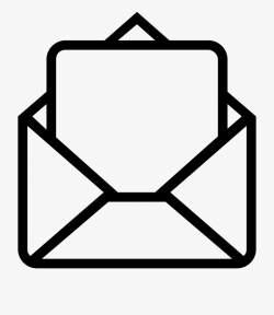 Email Clipart Opened Envelope - Icon Email Png #383285 ...