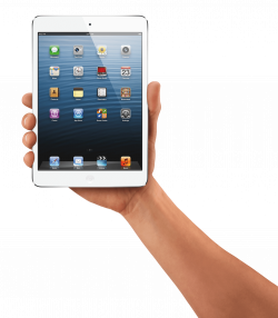 Hand Holding Ipad Tablet transparent PNG - StickPNG