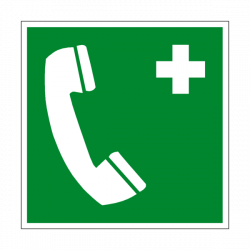Emergency Telephone Symbol Sign – PVC Safety Signs