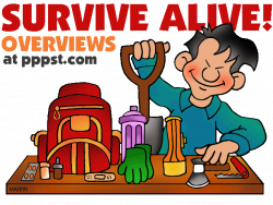 Survive Alive! Illustration | Anatomy, fossils and survival skills ...