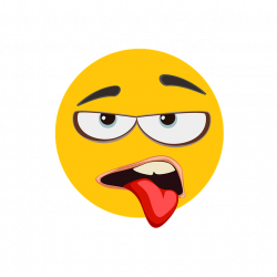 Disgusted Face Emoticon Group (54+)