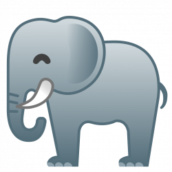 Elephant Icon | Noto Emoji Animals Nature Iconset | Google