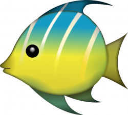 Download Tropical Fish Emoji Image in PNG | Emoji Island