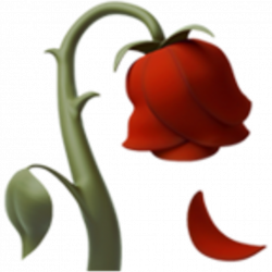 iphone emoji flowers rose
