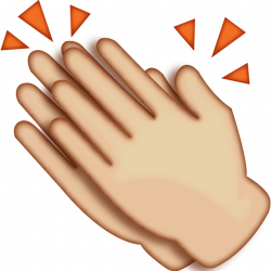 28+ Collection of Clapping Hands Emoji Clipart | High quality, free ...