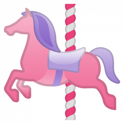 Carousel horse Icon | Noto Emoji Travel & Places Iconset | Google