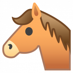 Horse face Icon | Noto Emoji Animals Nature Iconset | Google