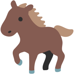 File:Emoji u1f40e.svg - Wikimedia Commons