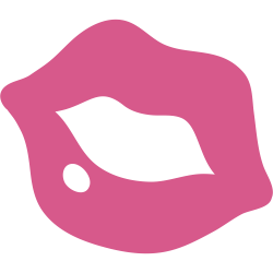 Emoticon Pink Kiss transparent PNG - StickPNG