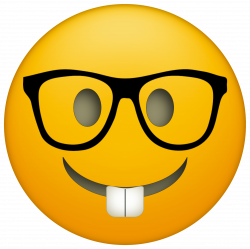 emoji-nerd-glasses.png (2083×2083) | Emoji Party | Pinterest