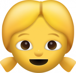 Download Girl Iphone Emoji Icon in JPG and AI | Emoji Island