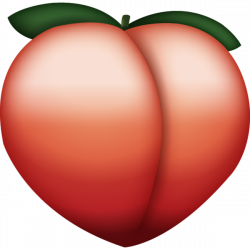 Download Peach Emoji Icon | Emoji Island