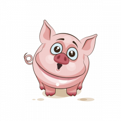 Adorable Pig Emoji Stickers by Suneel Verma