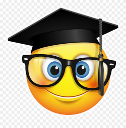 Ceremony Emoji Square Academic Cap Clip Art - Graduation ...