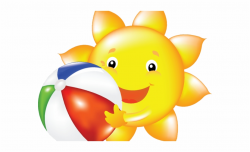 Emoji Clipart Summer - Cartoon Suns Free PNG Images ...